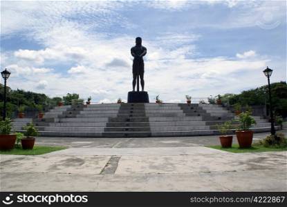 Monument on the square in Manila, Philippines