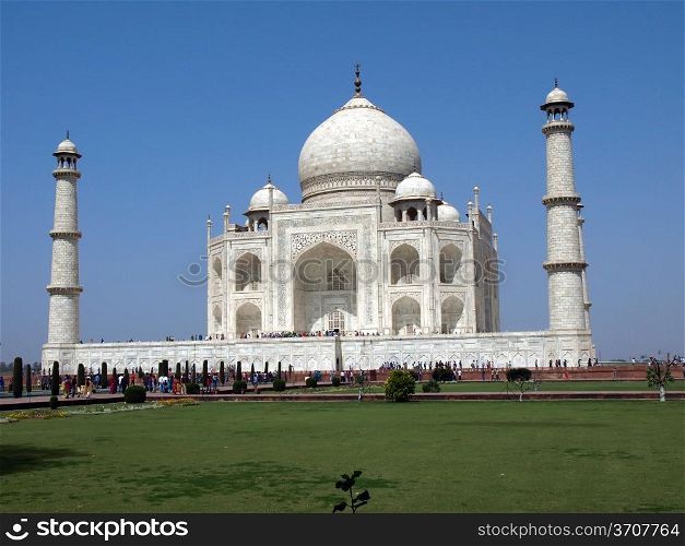 monument Taj Mahal in Agra,India