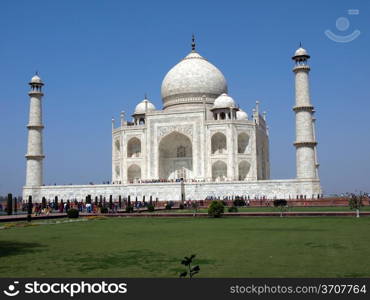 monument Taj Mahal in Agra,India