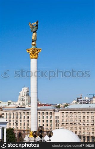 Monument to Berehynia on Kiev&rsquo;s Maidan Nezalezhnosti