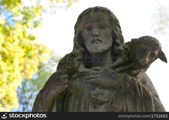Monument to Jesus. Since its creation in 1787 Lychakiv Cemetery Lvov, Ukraine