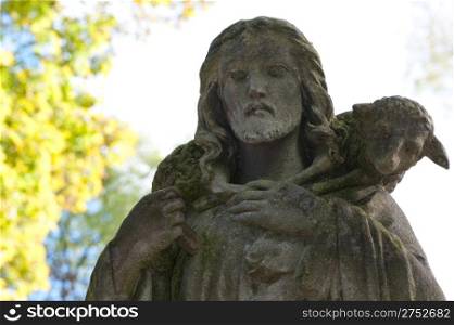 Monument to Jesus. Since its creation in 1787 Lychakiv Cemetery Lvov, Ukraine