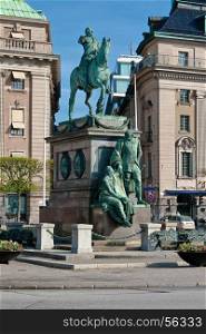 Monument to King Gustavus Adolphus of Sweden to the Swedish Royal Opera