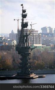 Monument to Peter the Great in Moscow