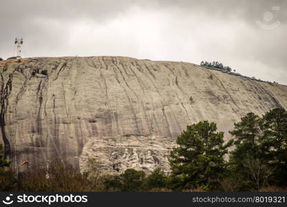 Monument to the Confederacy at Stone Mountain