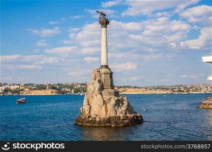 Monument to the Scuttled Warships in Sevastopol, Crimea, Ukraine or Russia