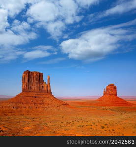 Monument Valley West and East Mittens Butte Utah National Park