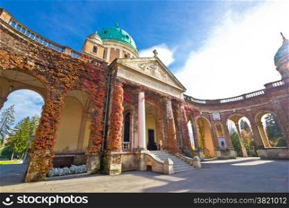 Monumental arcades of Mirogoy cemetary of Zagreb, Croatia