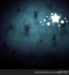 Moon and stars. Background image with moon on dark backdrop