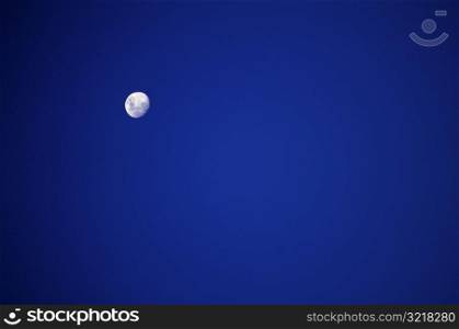 Moon in Night Sky
