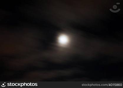 Moon in sky