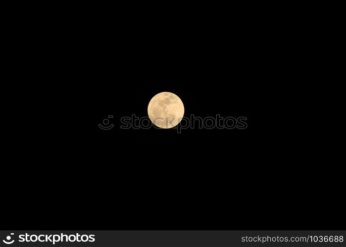 Moon in the dark
