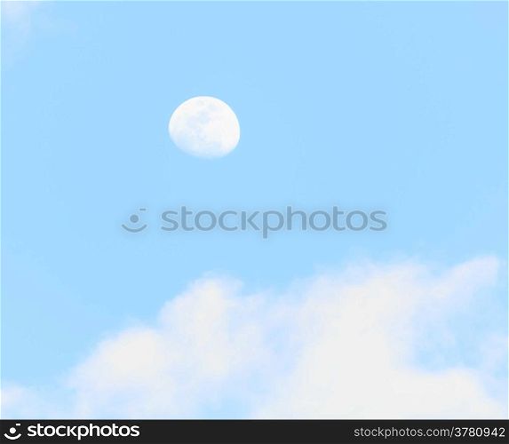 Moon in the daytime