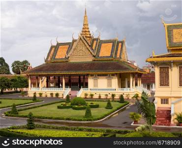 Moonlight Pavilion in Royal Palace in Phnom Penh Cambodia