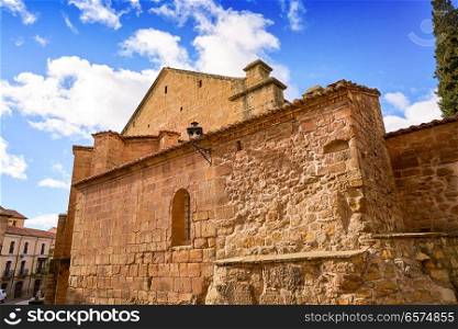 Mora de Rubielos castle in Teruel Spain located on Gudar Sierra