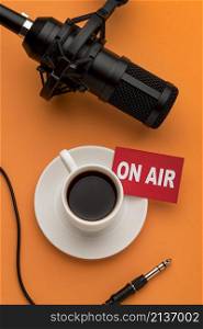 morning air radio stream coffee microphone