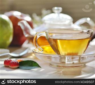 morning green tea set