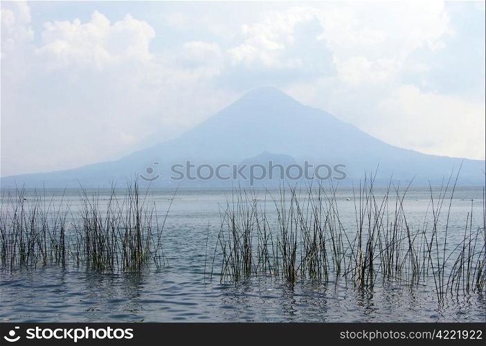 Morning on the lake Atitlan in Guatemala