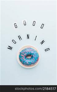 morning with doughnut