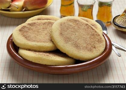 Moroccan Harcha, Semolina Pan-Fried Flatbread