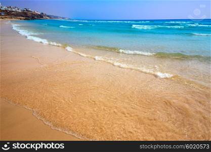 Morro Jable beach Fuerteventura at Canary Islands of Spain
