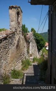 Morro Reatino, historic village in Rieti province, Lazio, Italy