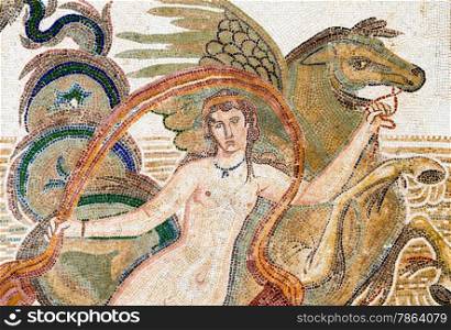 Mosaic floor of Venus with Horse