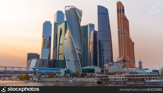 Moscow city (Moscow International Business Center) , Russia. Moscow city (Moscow International Business Center) , Russia.