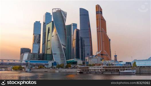 Moscow city (Moscow International Business Center) , Russia. Moscow city (Moscow International Business Center) , Russia.