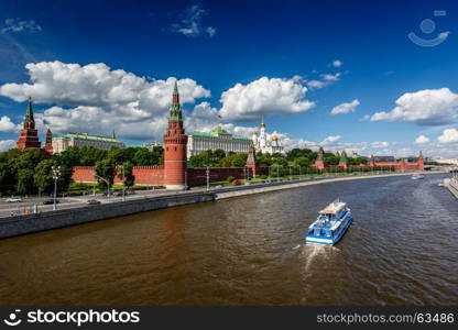 Moscow Kremlin and Moscow River Embankment, Russia