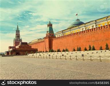 Moscow, Kremlin,with a retro effect