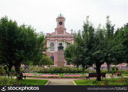 MOSCOW, RUSSIA - CIRCA JULY 2018 Main building of Moscow Timiryazev Agricultural Academy