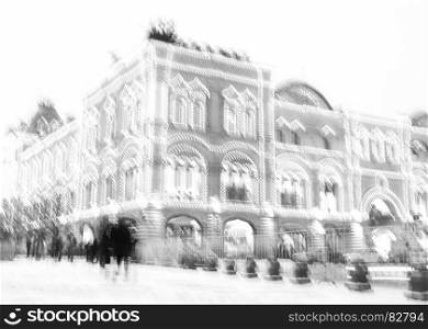 Moscow state department store background. Moscow state department store background hd