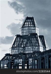 Moshe Safdie designed Glass tower, National Gallery, Ottawa Canada.