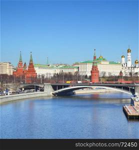 Moskva River and Moscow Kremlin, Russia