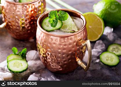 Mosqow mule cocktail