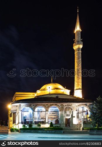 Mosque in the center of Tirana in Albania