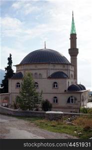 Mosque in the village near Egirdir lake, Turkey