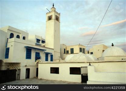 Mosque in village Sidi Bou Said, Tunisia