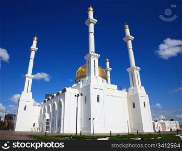 Mosque. Islam center. Astana, capital of Kazakhstan Republic.