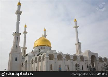 Mosque. Islam Center of Astana, capital of Kazakhstan, march 2007