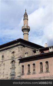 Mosque with minaret in Afyonkarahisar, Turkey