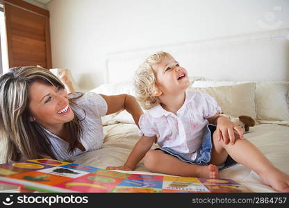 Mother Playing with Son