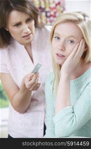 Mother Talking To Teenage Daughter About Contraception