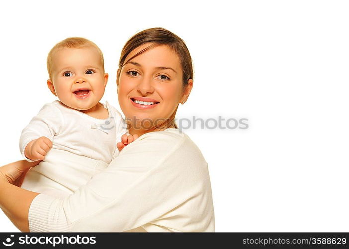 Mother with her adorable baby