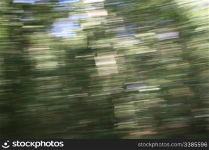Motion Blur Effects based on Green Colours