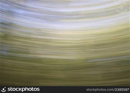 Motion Blur Effects based on Green Colours