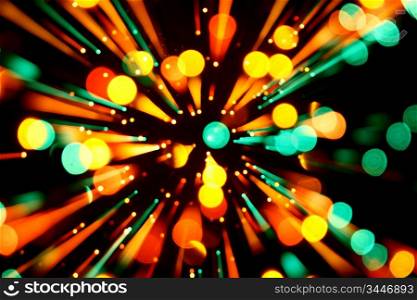 motion colored bokeh abstract background