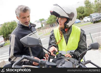 motorcycle lesson