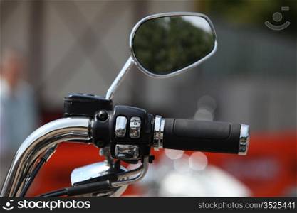 motorcycle rear view mirror
